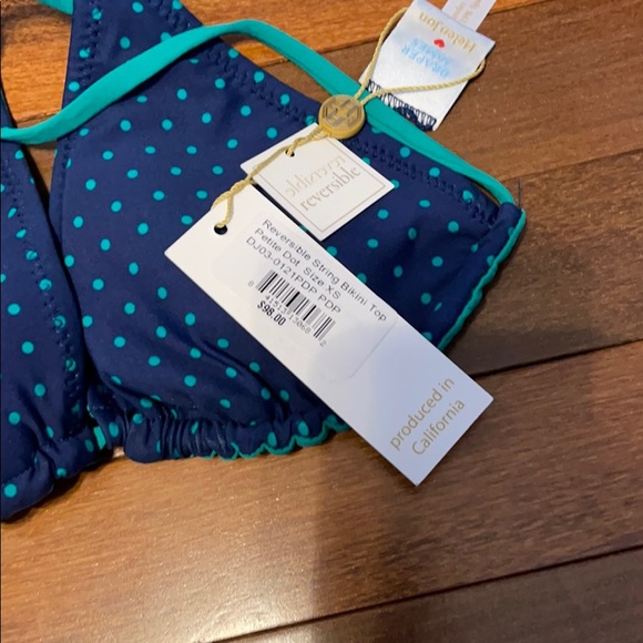 Draper James reversible string bikini top NWT - Picture 4 of 5